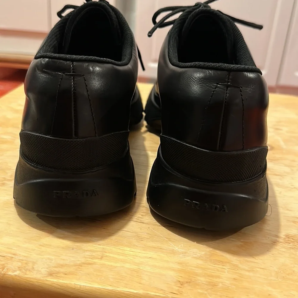 Black Men’s 11.5 Prada Shoes - Picture 4 of 8